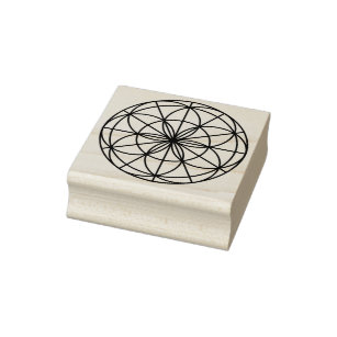 Flower Of Life Rubber Stamp