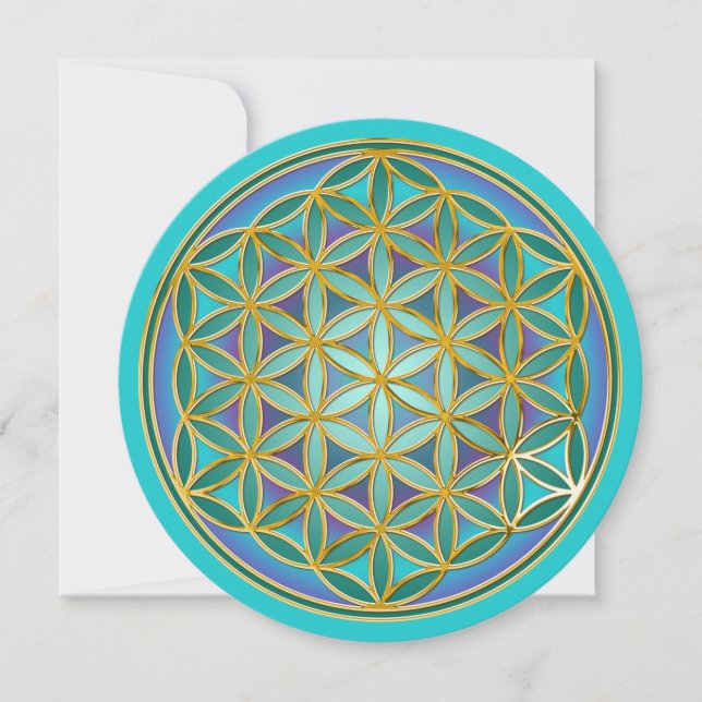FLOWER OF LIFE - Sacred Geometrie Design 1 (Front)