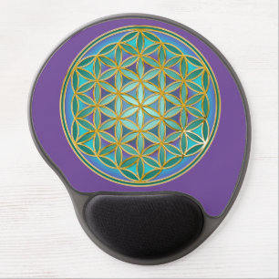 FLOWER OF LIFE - Sacred Geometrie Design 1 Gel Mouse Pad