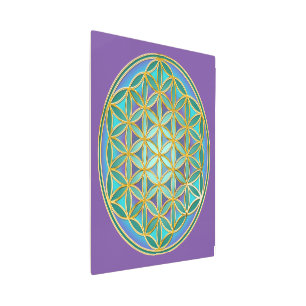 FLOWER OF LIFE - Sacred Geometrie Design 1 Metal Print