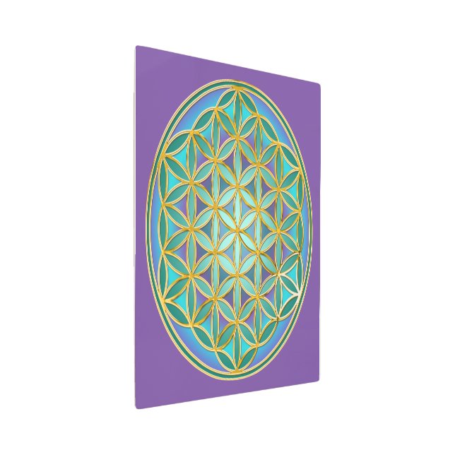 FLOWER OF LIFE - Sacred Geometrie Design 1 Metal Print (3/4)