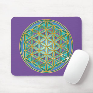 FLOWER OF LIFE - Sacred Geometrie Design 1 Mouse Pad