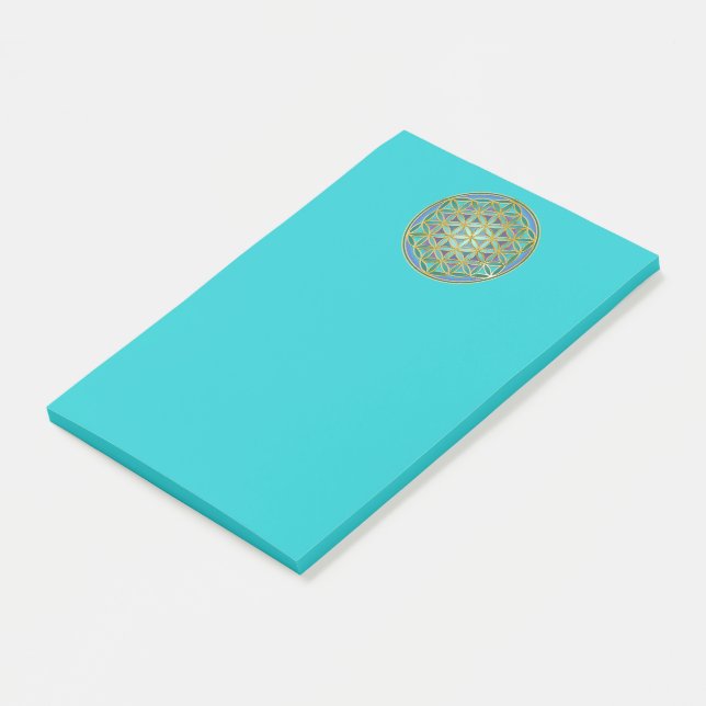 FLOWER OF LIFE - Sacred Geometrie Design 1 Post-it Notes (Angled)