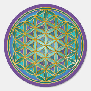 FLOWER OF LIFE - Sacred Geometrie Design 1 Sign