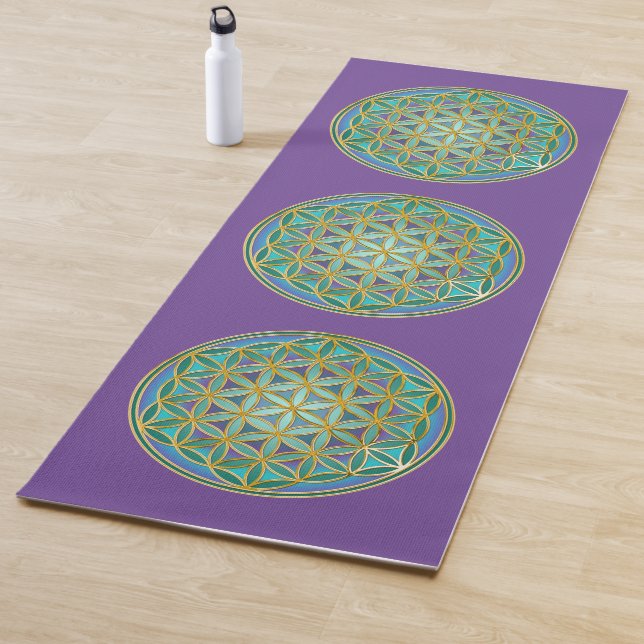 FLOWER OF LIFE - Sacred Geometrie Design 1 Yoga Mat (In Situ)