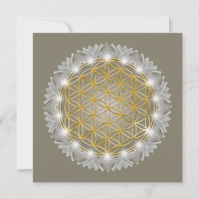 FLOWER OF LIFE - Sacred Geometrie Light 1 (Front)