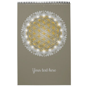 FLOWER OF LIFE - Sacred Geometrie Light 1 Calendar