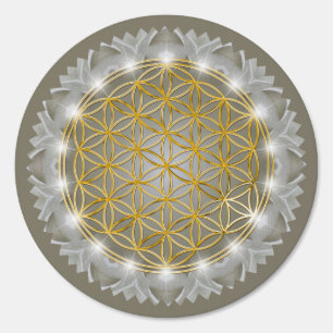 FLOWER OF LIFE - Sacred Geometrie Light 1 Sign