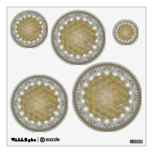 FLOWER OF LIFE - Sacred Geometrie Light 1 Wall Decal
