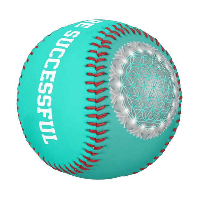 FLOWER OF LIFE - Sacred Geometrie Light 2 Baseball (Angled)
