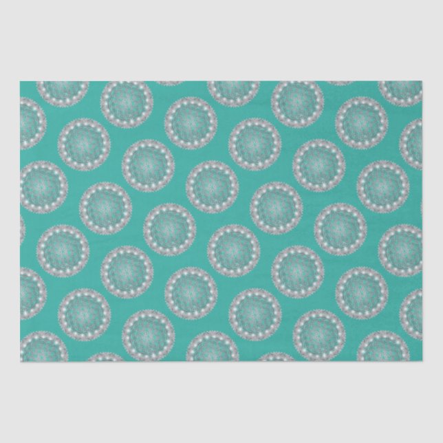 FLOWER OF LIFE - Sacred Geometrie Light 2 Tissue Paper (Front)
