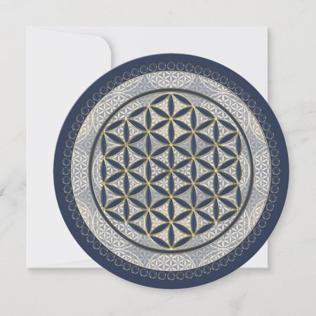 FLOWER OF LIFE - Sacred Geometrie Symbol Art 1 (Front)