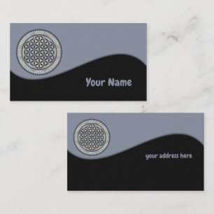 FLOWER OF LIFE - Sacred Geometrie Symbol Art 1 Business Card