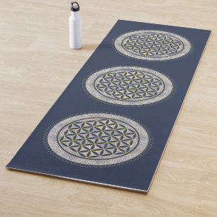 FLOWER OF LIFE - Sacred Geometrie Symbol Art 1 Yoga Mat