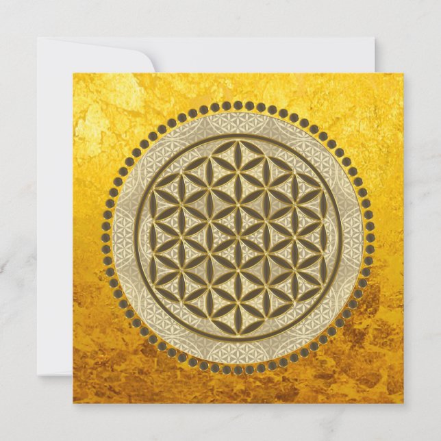 FLOWER OF LIFE - Sacred Geometrie Symbol Art 2 (Front)