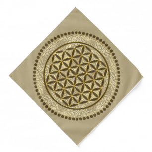 FLOWER OF LIFE - Sacred Geometrie Symbol Art 2 Bandana
