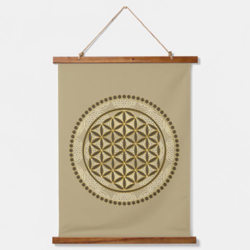 FLOWER OF LIFE _ Sacred Geometrie Symbol Art 2 Hanging Tapestry