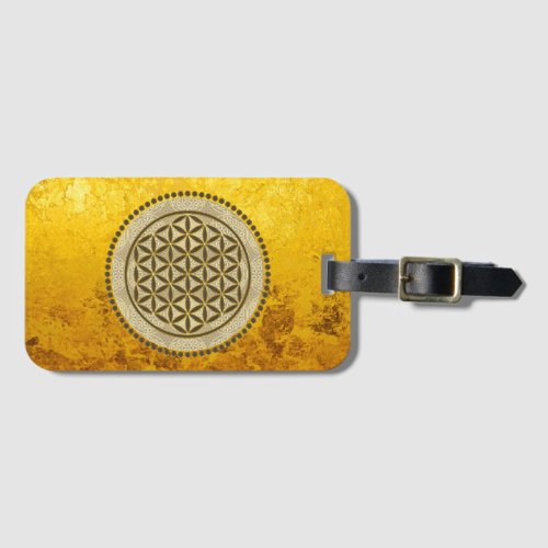 FLOWER OF LIFE _ Sacred Geometrie Symbol Art 2 Luggage Tag