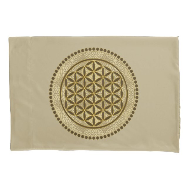 FLOWER OF LIFE - Sacred Geometrie Symbol Art 2 Pillow Case (Front)