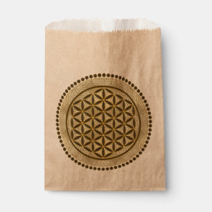 FLOWER OF LIFE - Sacred Geometrie Symbol Art 2 Wal Favor Bag
