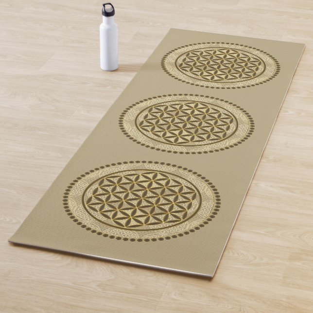 FLOWER OF LIFE - Sacred Geometrie Symbol Art 2 Yoga Mat (In Situ)