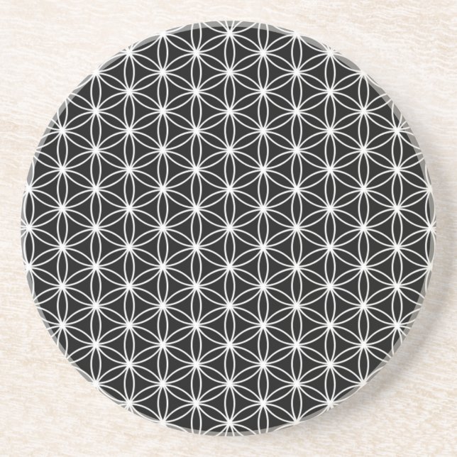 Flower Of Life Sacred Geometry Coaster (Front)