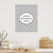 Flower of Life Sacred Geometry Large Coloring Poster (Kitchen)
