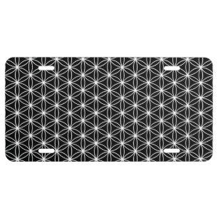 Flower Of Life Sacred Geometry License Plate