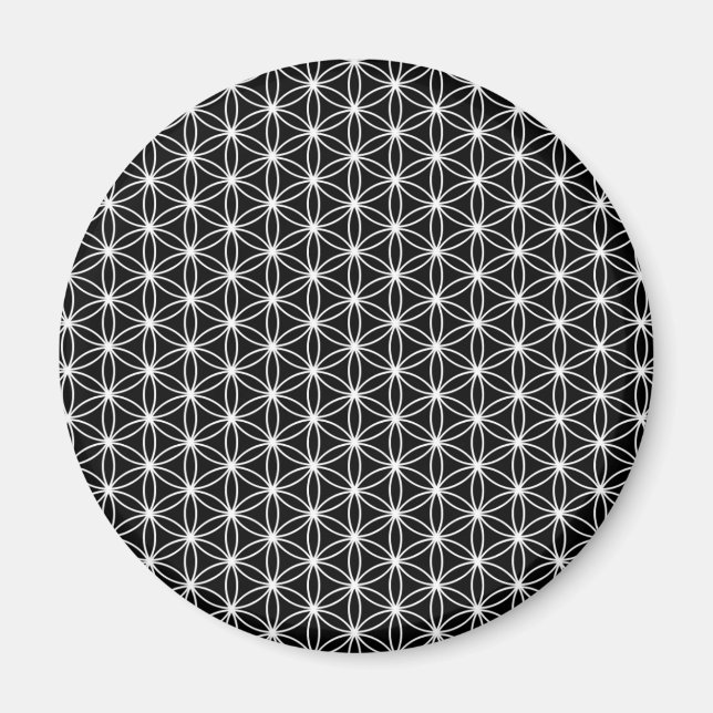 Flower Of Life Sacred Geometry Magnet (Front)