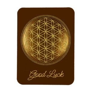 FLOWER OF LIFE - Sacred Geometry Medaillon 1 Magnet