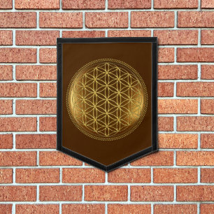 FLOWER OF LIFE - Sacred Geometry Medaillon 1 Pennant