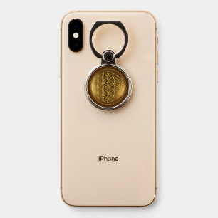 FLOWER OF LIFE - Sacred Geometry Medaillon 1 Phone Ring Stand