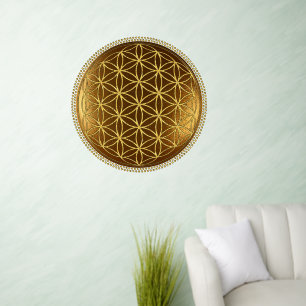 FLOWER OF LIFE - Sacred Geometry Medaillon 1 Wall Decal