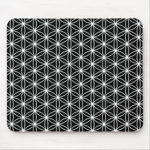 Flower Of Life Sacred Geometry Mouse Pad