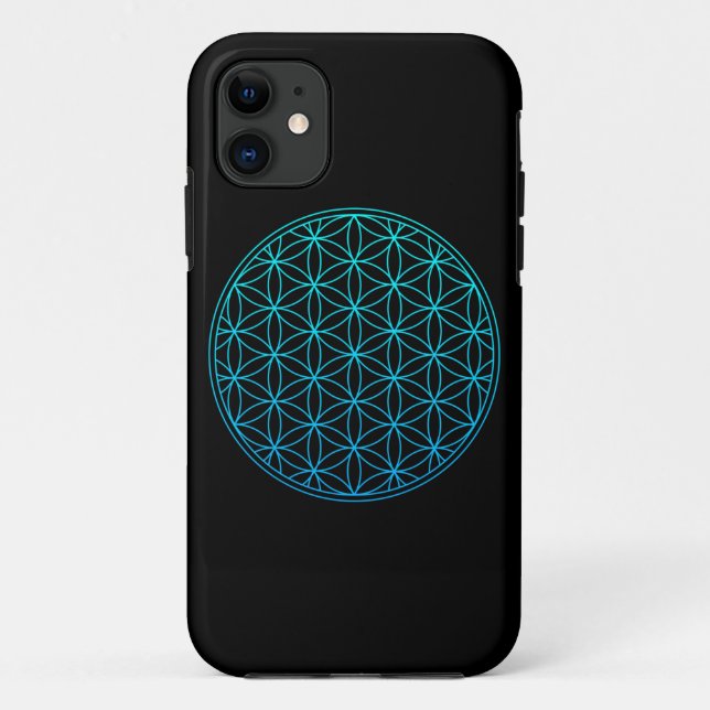 flower of life sacred geometry symbol ancient zen  Case-Mate iPhone case (Back)