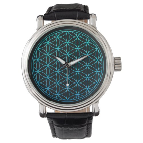 flower of life sacred geometry symbol ancient zen  watch