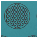 FLOWER OF LIFE - Sacred Geometry Symbol full 1 Fabric
