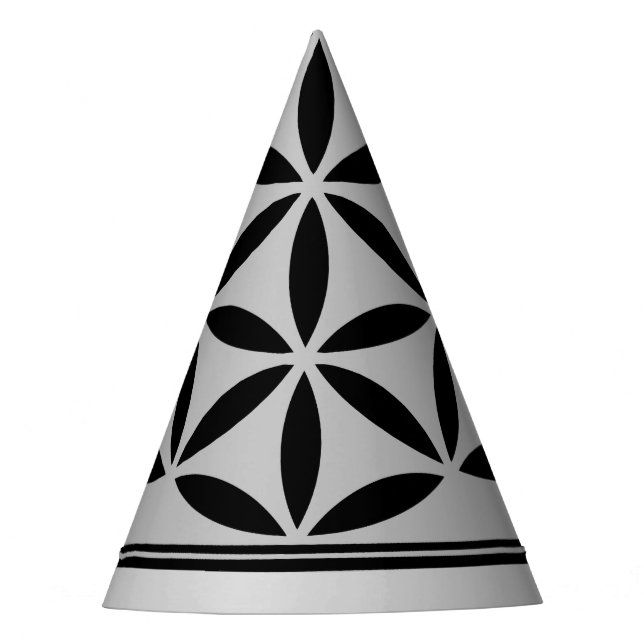 FLOWER OF LIFE - Sacred Geometry Symbol full 1 Party Hat (Front)