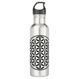 FLOWER OF LIFE - Sacred Geometry Symbol full 1 Stainless Steel Water Bottle