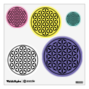 FLOWER OF LIFE - Sacred Geometry Symbol full 1 Wall Decal