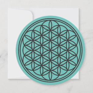 FLOWER OF LIFE - Sacred Geometry Symbol outline 1