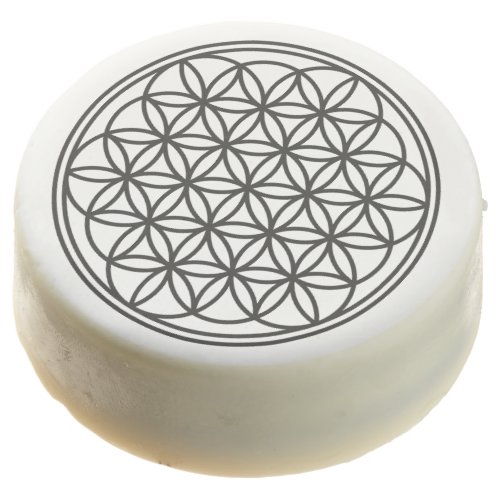 FLOWER OF LIFE _ Sacred Geometry Symbol outline 1 Chocolate Covered Oreo