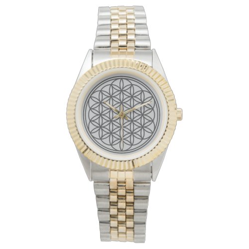 FLOWER OF LIFE _ Sacred Geometry Symbol outline 1 Watch