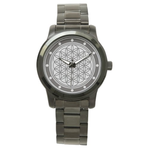 FLOWER OF LIFE _ Sacred Geometry Symbol outline 1 Watch