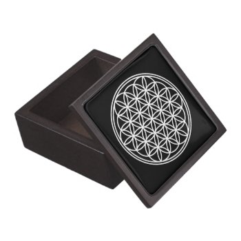 Flower Of Life - Sacred Geometry Symbol Outline 2 Gift Box by EDDArtSHOP at Zazzle
