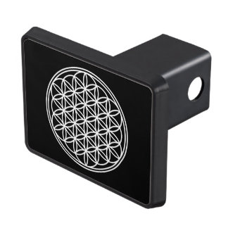 FLOWER OF LIFE - Sacred Geometry Symbol outline 2 Hitch Cover