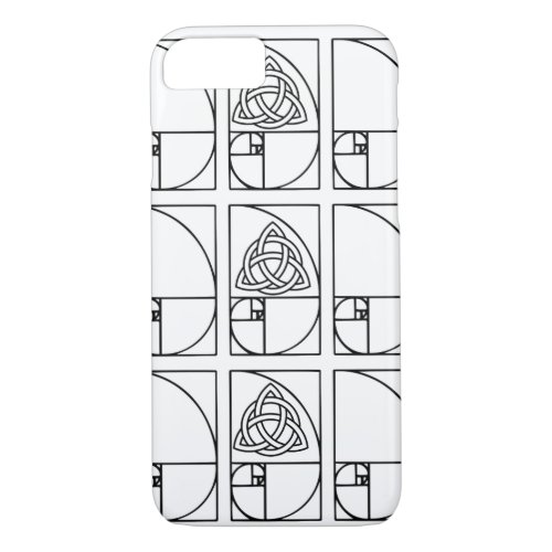 Flower of life sacred geometry triskelion iPhone 87 case