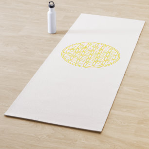 Flower Of Life Sacred Geometry Yoga Mat