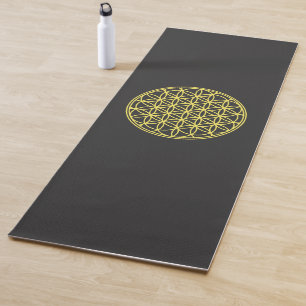 Flower Of Life Sacred Geometry Yoga Mat