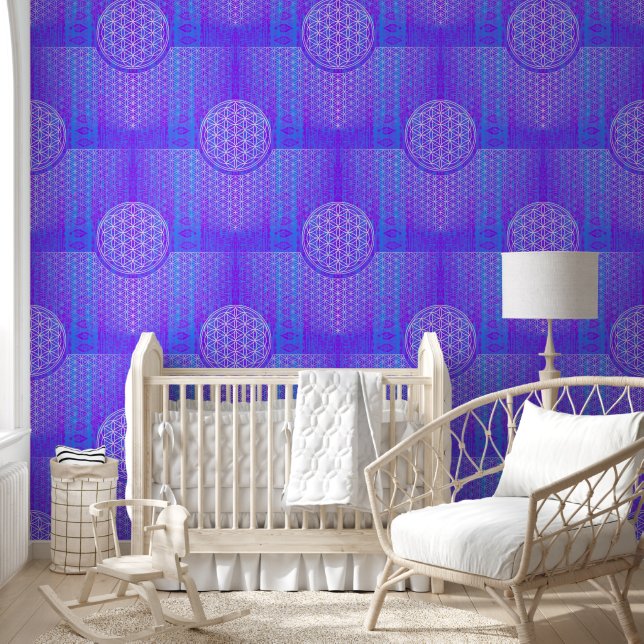 Flower Of Life - Seamless Pattern Art 1 Wallpaper (Kids)